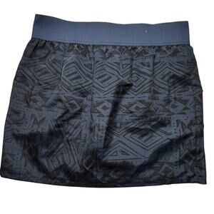 GAP Elastic Waist Print Style Mini Lined Skirt With Pockets Sz L